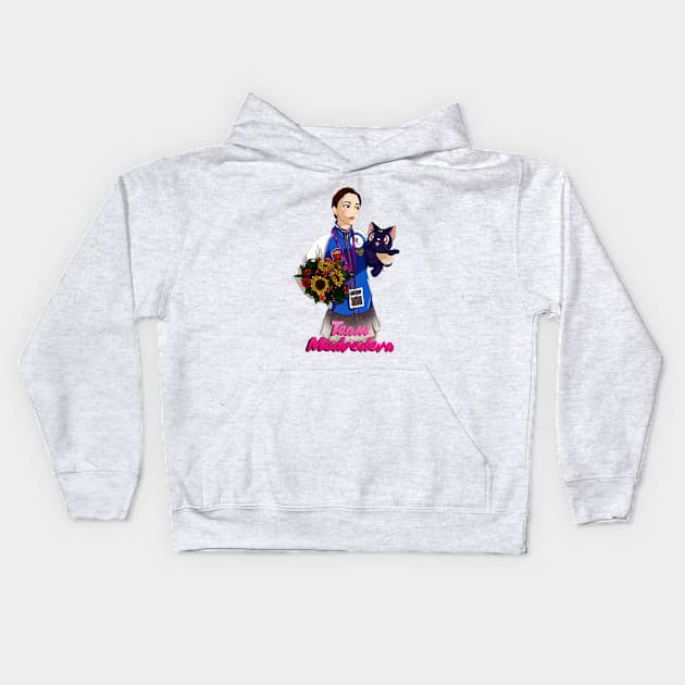 Team Medvedeva Kids Hoodie by DevilsBalalaika